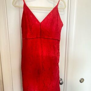 ASTR red dress! Be ready to make an entrance at your next event. Worn once 😊